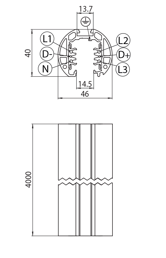 Dimension drawing