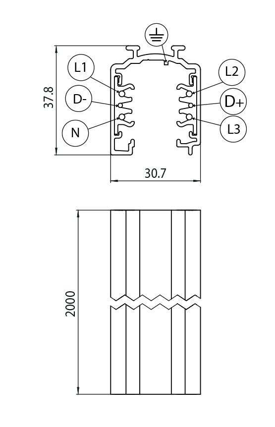 Dimension drawing