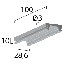 ONETRACK  bracket for "in row" use junction
